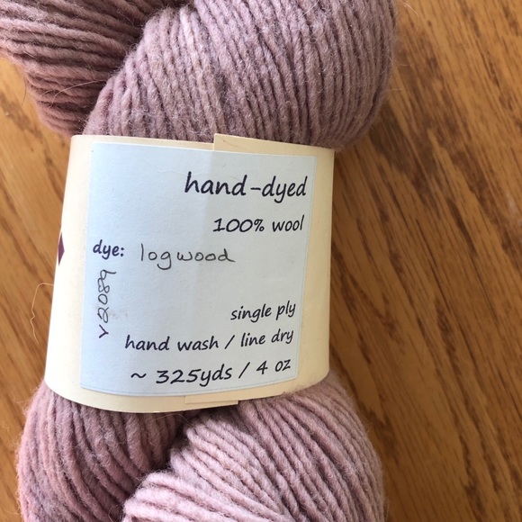 ~325 yards hand dyed, 100% wool, single ply yarn - Picture 2 of 2